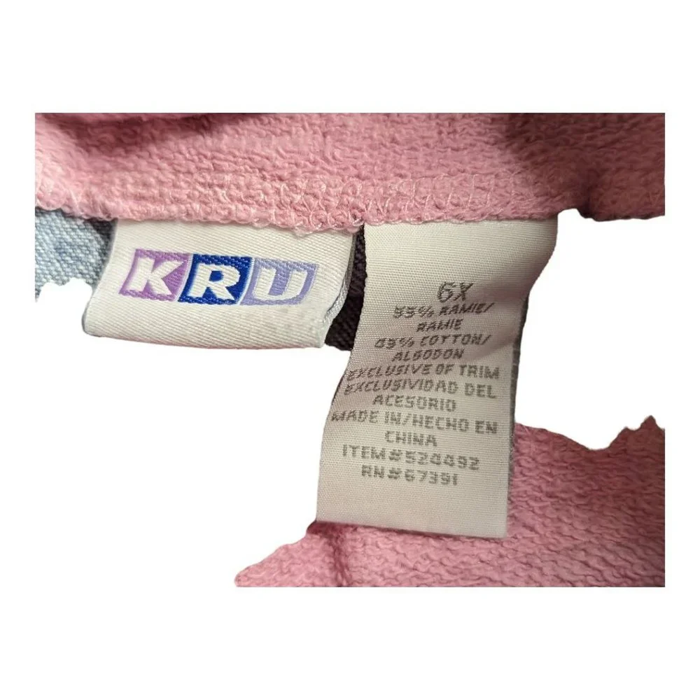 KRU Supplies Pullover Hoodie and Matching Jeans Outfit Size 6X